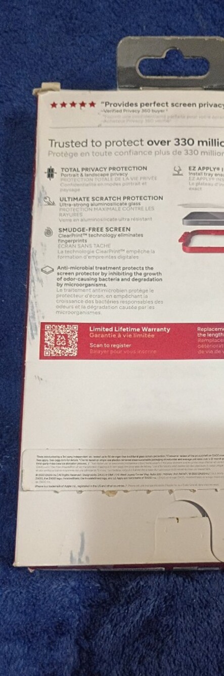 ZAGG InvisibleShield Privacy 360 - Picture 5 of 7